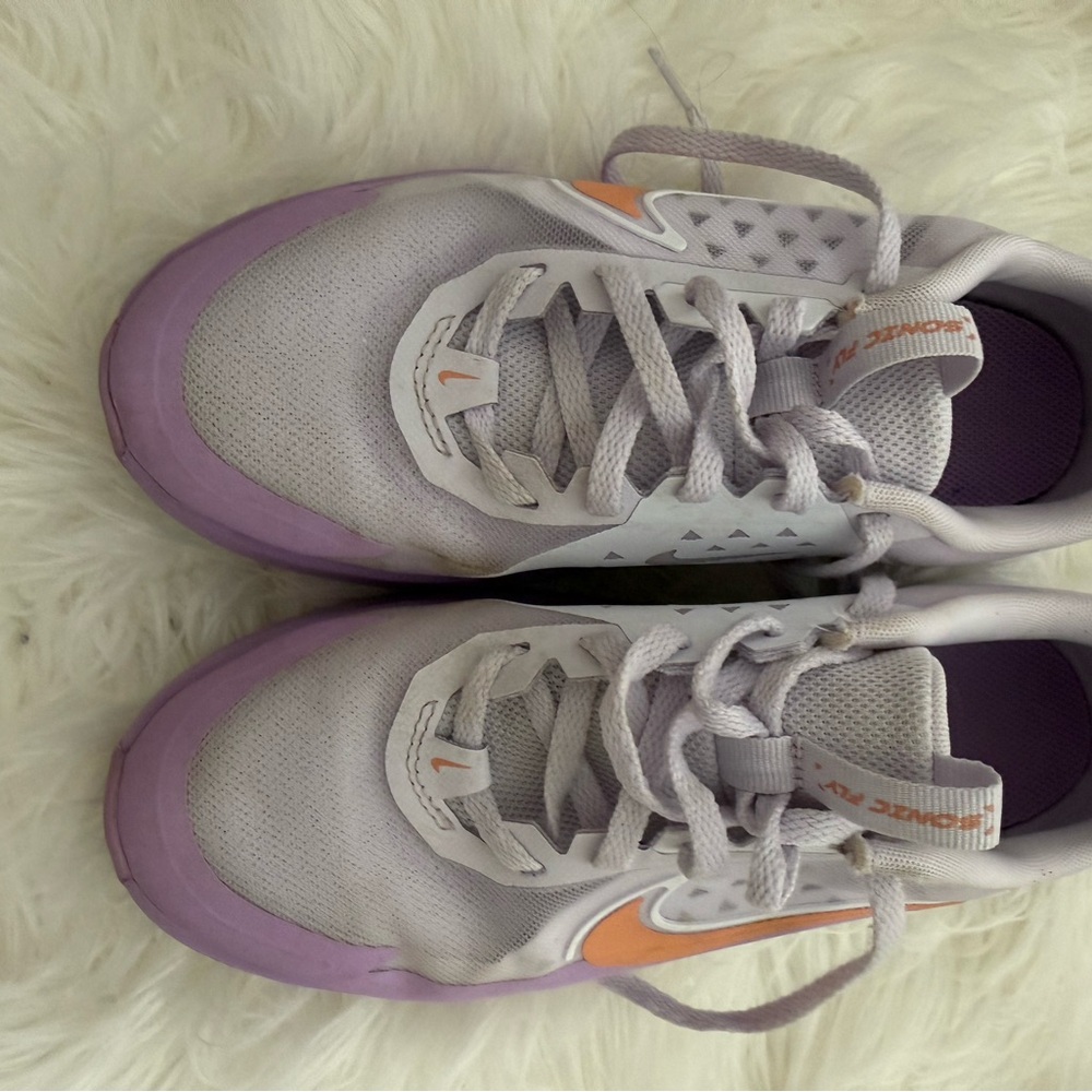 Nike Women's Lavender and Peach Sneakers